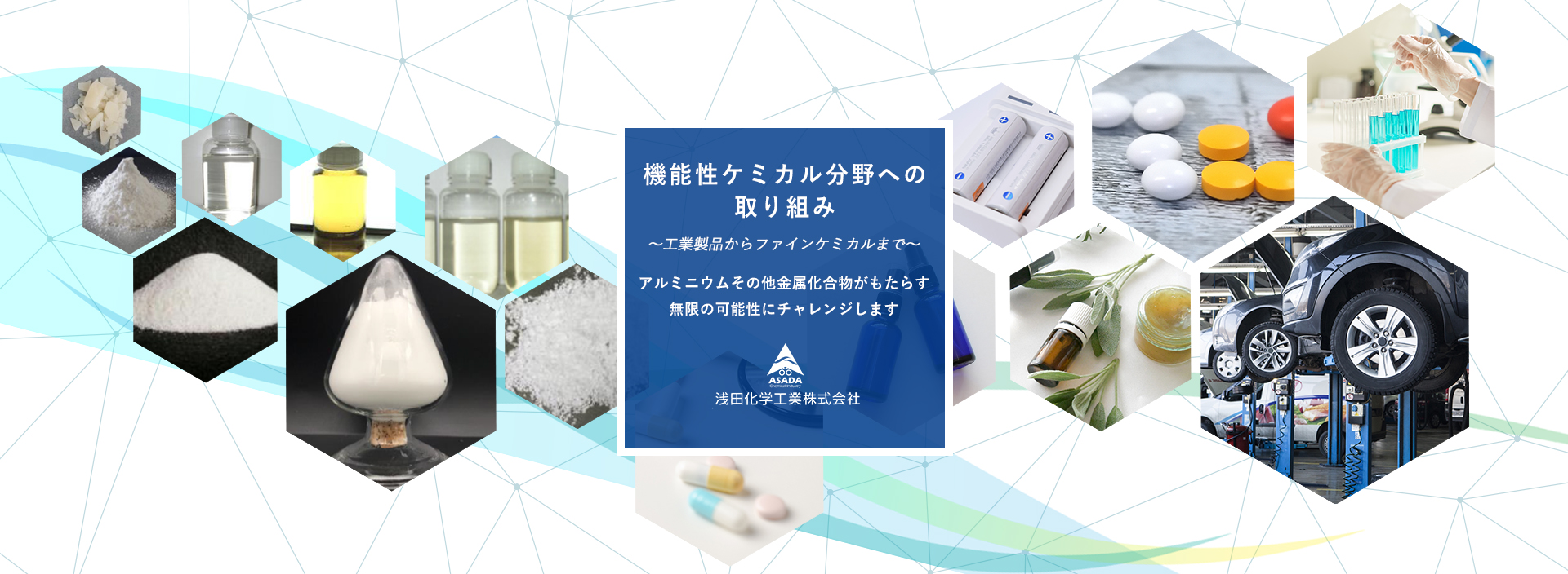 新規開発品紹介 浅田化学工業が日々開発しております新規開発製品をご紹介いたします。